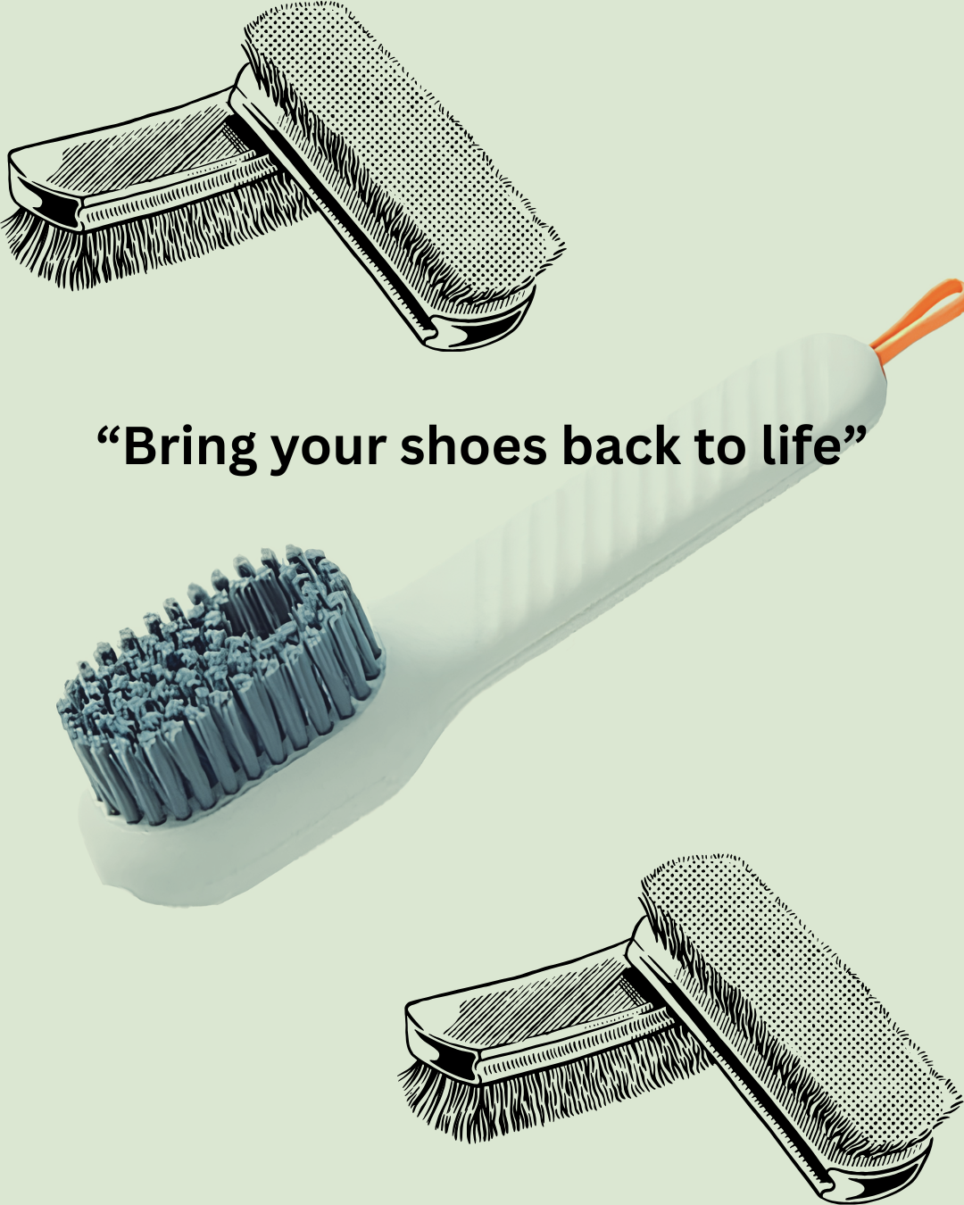 Soft Bristle Shoe Cleaning Brush